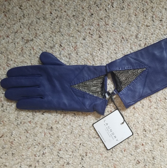 Laundry by Shelli Segal Leather Gloves - Picture 2 of 3